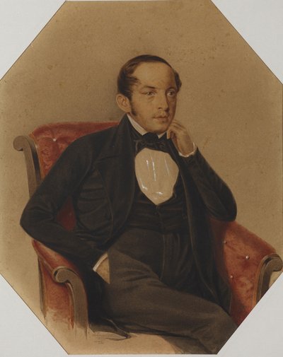 Vasily Petrovich Zubkov 1799-1862, 1846 von Alexander Ivanovich Klünder