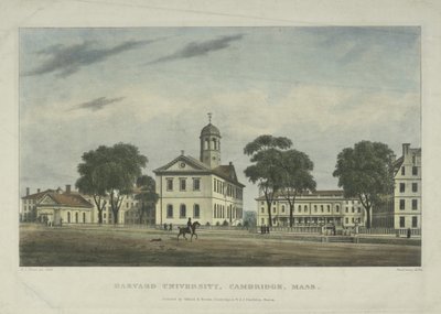Harvard University, Cambridge, Mass., 1828 von Alexander Jackson Davis