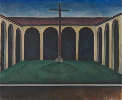 Kreuzgang I, 1913 von Alexander Kanoldt