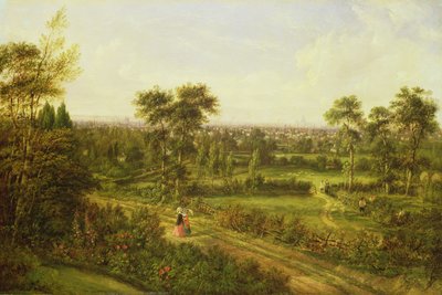 Blick auf London von Denmark Hill von Alexander Nasmyth
