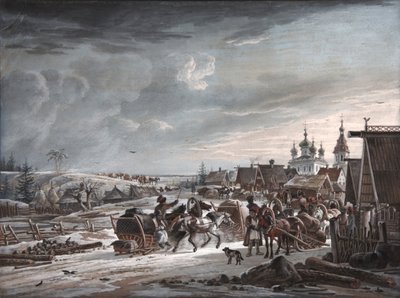 Winter, 1825 von Alexander Osipovich Orlowski