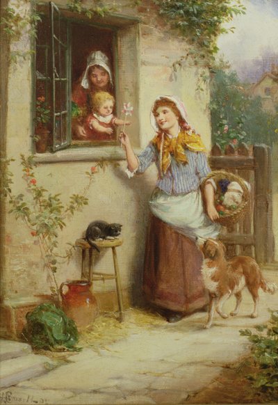 Heim vom Markt von Alexander Rossell