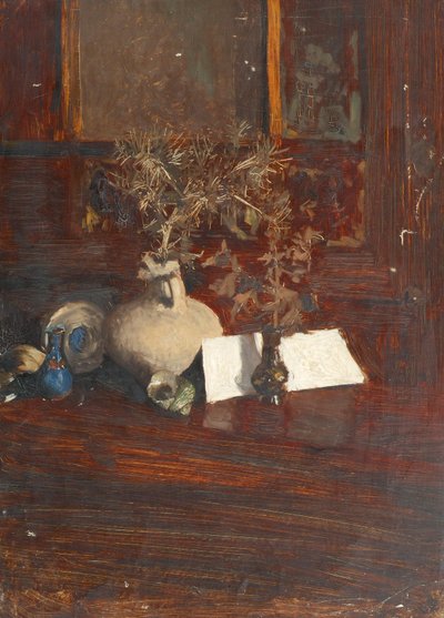 Stillleben mit Disteln von Alexander Rothaug