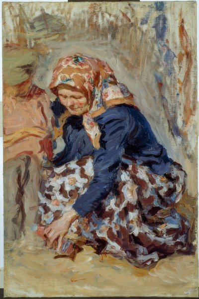 Die Spielzeugverkäuferin von Alexander Viktorowitsch Morawow