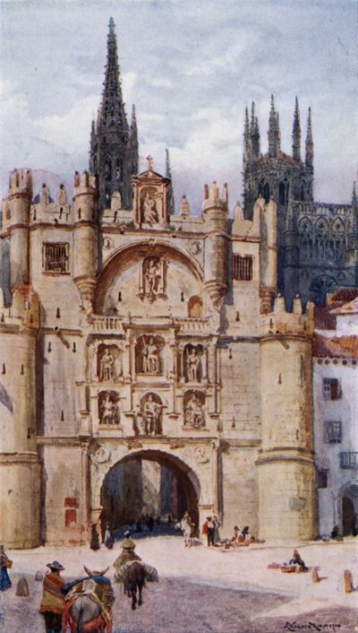 Puerta S Maria, Burgos von Alexander Wallace Rimington