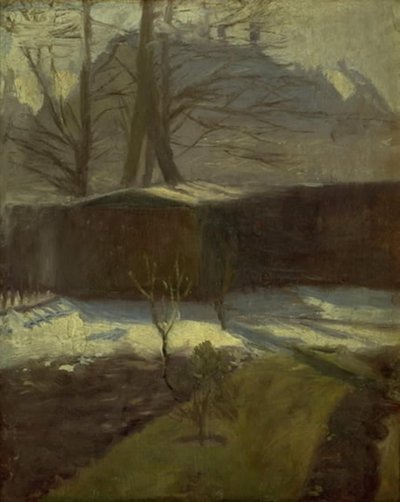 Ein Garten im Winter, Helenevej, Kopenhagen von Alexander Wilde