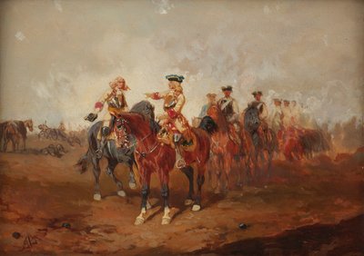 Nach der Schlacht von Alexander von Bensa