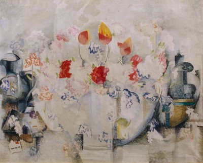 Vase mit Blumen von Alexandra Alexandrowna Exter