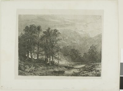 Alpenlandschaft von Alexandre Calame