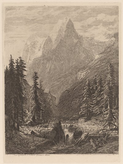 Bergwiese von Alexandre Calame