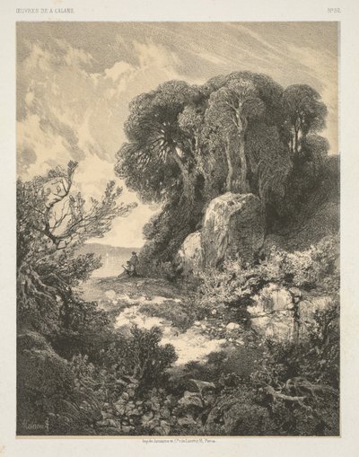 Werke von A. Calame: Nr. 52 von Alexandre Calame