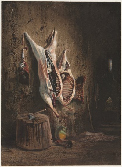 Kadaver, 1840-1860 von Alexandre Gabriel Decamps
