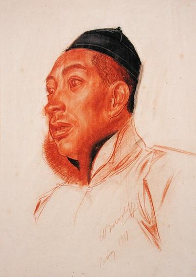 Porträt eines chinesischen Mannes von Alexandre Iacovleff