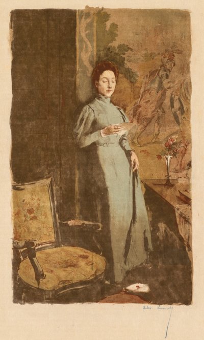 Der Brief La Lettre, 1894 von Alexandre Lunois