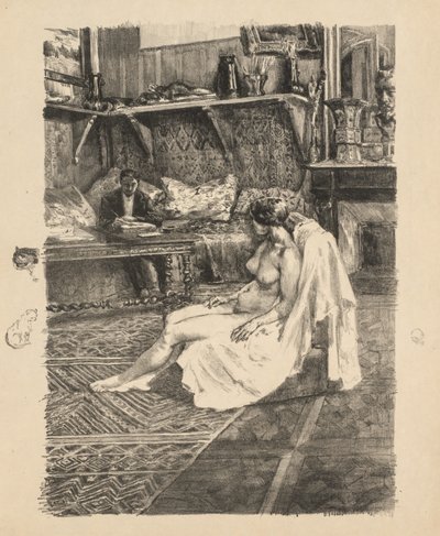Die Modellsitzung von Alexandre Lunois