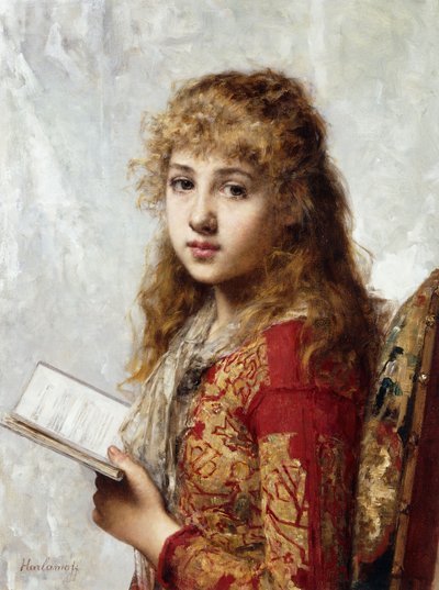 Kontemplation von Alexei Alexevich Harlamoff