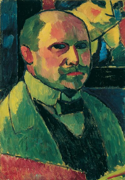 Selbstporträt, 1912 von Alexei Javlensky von