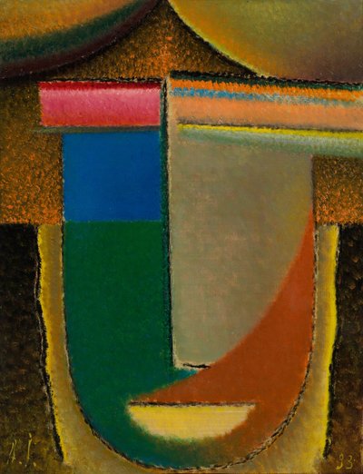 Abstrakter Kopf Afrika von Alexej von Jawlensky