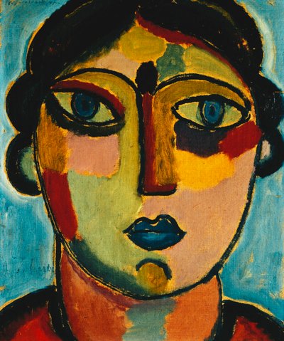 Blauer Mund von Alexej von Jawlensky