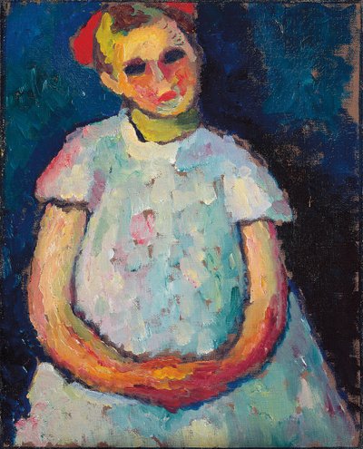Kind mit gefalteten Händen, ca. 1909 von Alexej von Jawlensky
