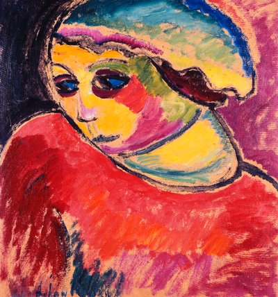 Grüne Haube von Alexej von Jawlensky