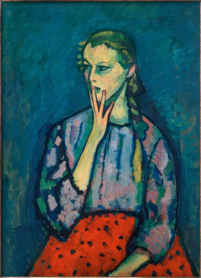 Mädchenbildnis von Alexej von Jawlensky