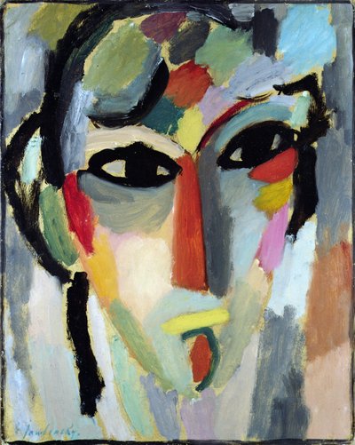 Mystischer Kopf, ca. 1918 von Alexej von Jawlensky
