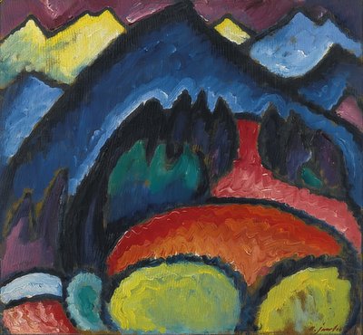 Oberstdorf - Gebirge von Alexej von Jawlensky
