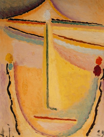 Rosa-Orange, 1929 von Alexej von Jawlensky