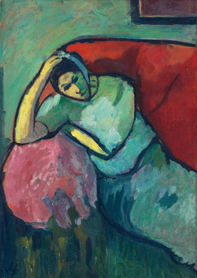 Sitzende Frau, 1909 von Alexej von Jawlensky