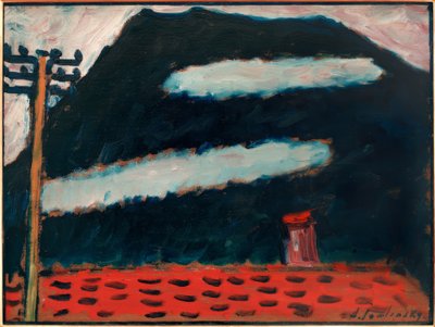 Zwei weiße Wolken von Alexej von Jawlensky
