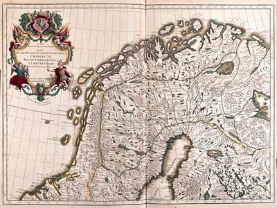 Lappland und Finnland von Alexis Hubert Jaillot