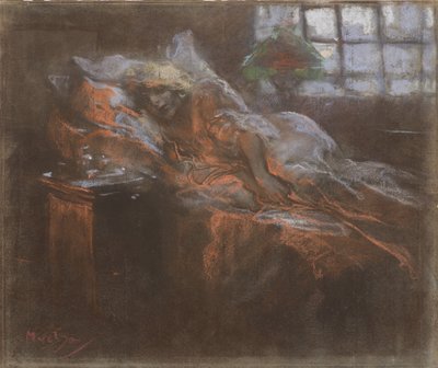 Träumend von Alfons Marie Mucha