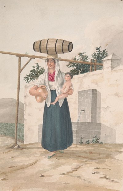 Art des Tragens von Kindern von Alfred Diston