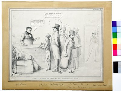 Großes Westliches Hauptbuchungsbüro von Alfred. Ducote