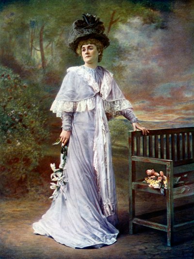 Kate Rorke 1866-1945, englische Schauspielerin von Alfred Ellis