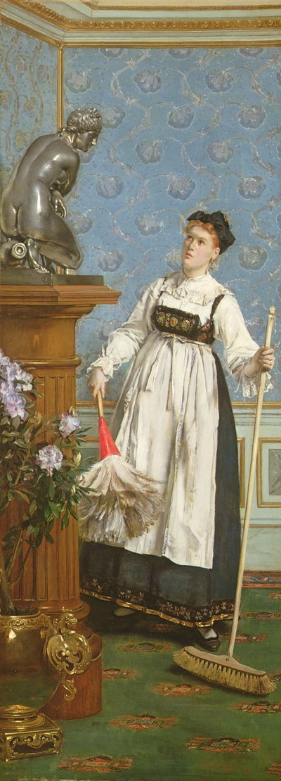 Ein aufstrebender Kenner von Alfred Emile Stevens