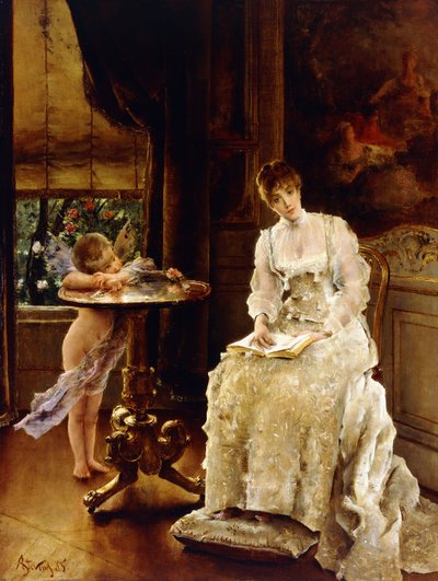 Liebesbote von Alfred Emile Stevens