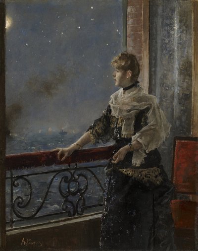 Mondlicht von Alfred Emile Stevens
