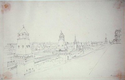 Moskau, 1827 von Alfred Gomersal Vickers