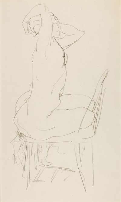 Sitzender Akt von Alfred H. Maurer