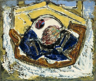 Stillleben mit Artischocke, II von Alfred H. Maurer