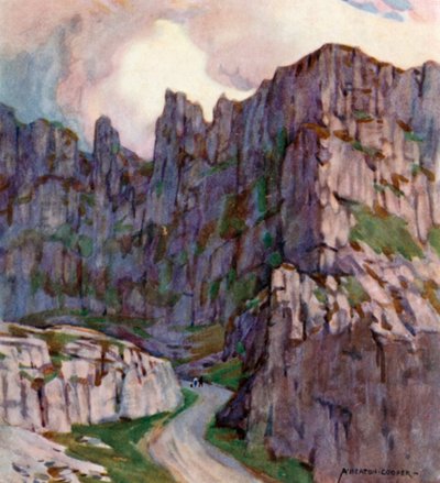 Cheddar-Schlucht von Alfred Heaton Cooper