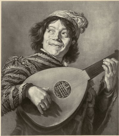 Der Narr, nach Frans Hals von Alfred Louis Bahuet