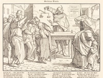 Auch ein Totentanz III von Alfred Rethel