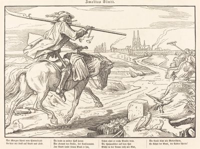 Auch ein Totentanz II von Alfred Rethel