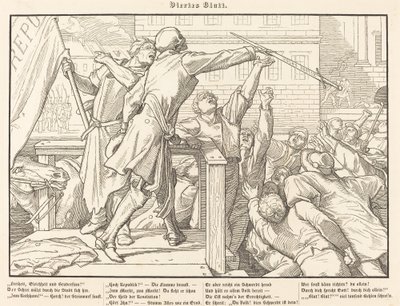 Auch ein Totentanz IV von Alfred Rethel