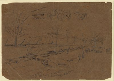 Zerstörung der Eisenbahn als militärische Kunst von Alfred Rudolph Waud