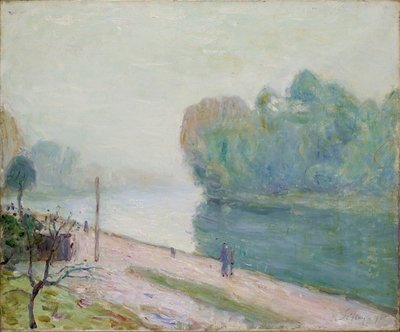 Eine Biegung des Flusses Loing, 1896 von Alfred Sisley