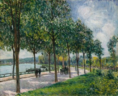Allee von Kastanienbäumen, 1878 von Alfred Sisley
